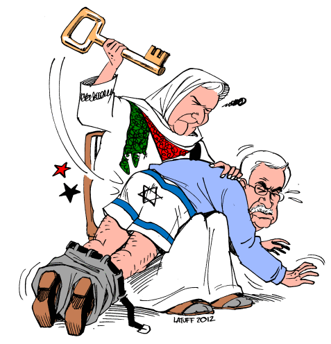 latuff mother-palestine-gives-abbas-a-lesson-on-right-of-return-2